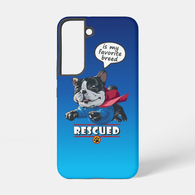 Coque Samsung Galaxy Sauvé est ma race préférée (Verso)