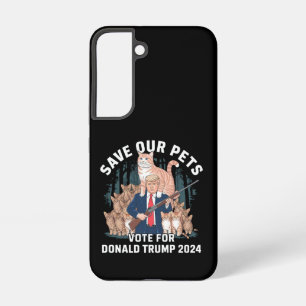 Coque Samsung Galaxy Sauvez nos animaux 2024 Président Trump Politique