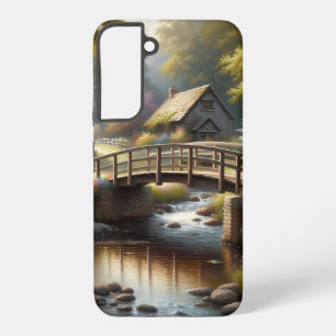 Coque Samsung Galaxy Scène de cottage printanier Cottagecore