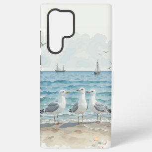 Coque Samsung Galaxy Scène de plage estivale Océan Mer Lac Plage Eau