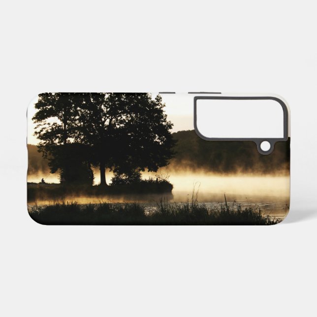 Coque Samsung Galaxy Scène du lac matin sgm (Verso Horizontal)
