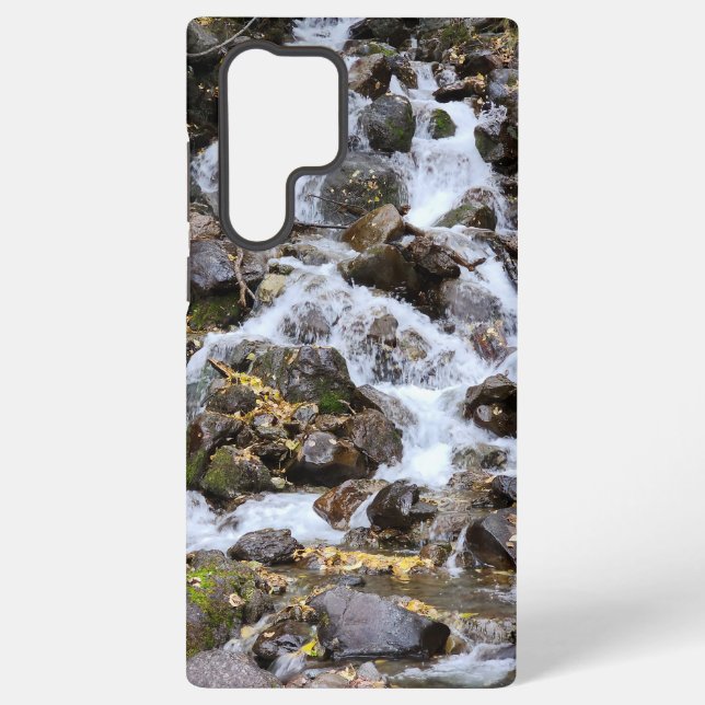 Coque Samsung Galaxy Scène Naturelle de la Cascade de Peaceful Creek (Verso)