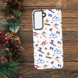 Coque Samsung Galaxy Sella Ronda Alta Badia Italie Ski Snowboard Motif<br><div class="desc">Un motif de ski hivernal amusant pour la station de ski Sella Ronda dans la région des Dolomites Alpes,  Italie,  Europe. Idée cadeau idéale pour les amateurs de sports d'hiver : ski,  snowboard,  freestyle,  ski de fond,  saut à ski.</div>