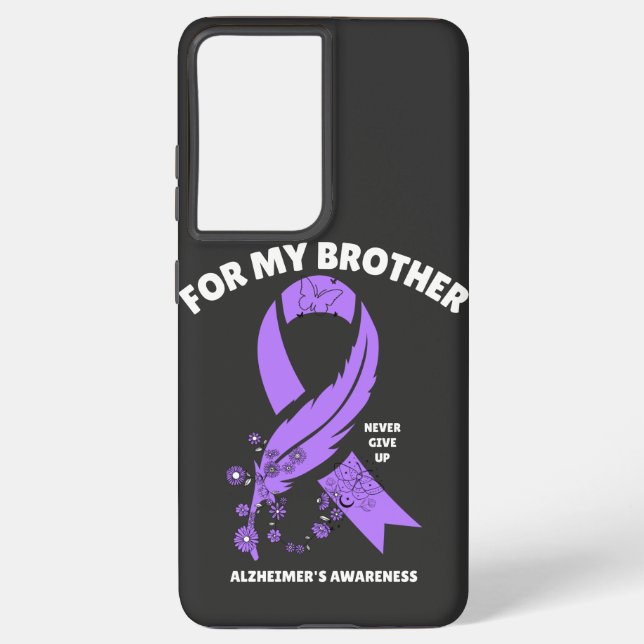 Coque Samsung Galaxy Sensibilisation à la maladie d'Alzheimer - Pour mo (Verso)