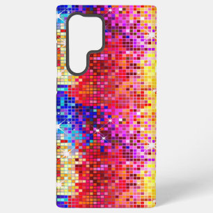 Coque Samsung Galaxy Sequins Colorés Métalliques Aspect Disco Miroirs