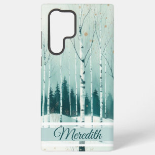 Coque Samsung Galaxy Serene Winter Birch Forest