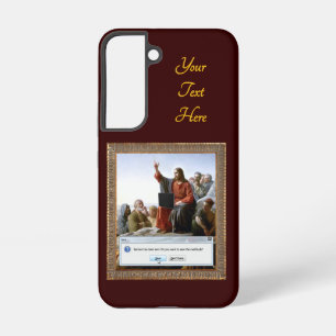 Coque Samsung Galaxy Sermon Cybernétique Personnalisé Drôle