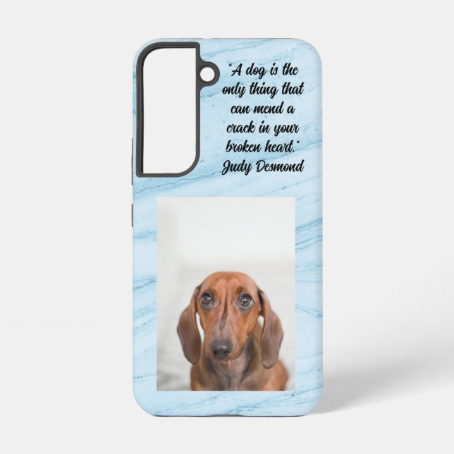 Coque Samsung Galaxy Seul un arrière - plan en marbre de chien samsung  (Verso)