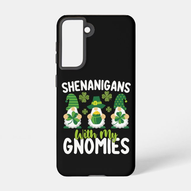 Coque Samsung Galaxy Shenanigans with My Gnome Gnome St Patrick's Day (Verso)