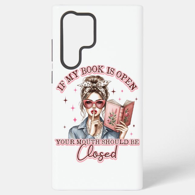 Coque Samsung Galaxy Si Mon Livre Est Ouvert... (Verso)