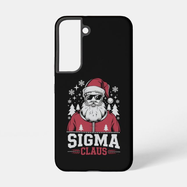 Coque Samsung Galaxy Sigma Claus Cool Père Noël Christmas Rizz Rizzler  (Verso)