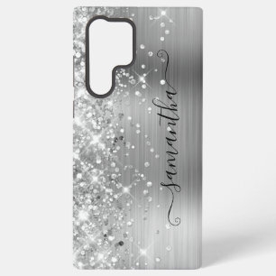 Coque Samsung Galaxy Signature Fille Glittery Argent