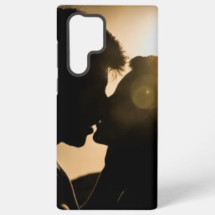 Coque Samsung Galaxy Silhouette Couple Photo