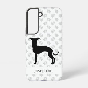 Coque Samsung Galaxy Silhouette et nom d'Iggy noir (ou de toute autre c