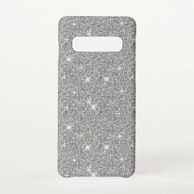 Coque Samsung Galaxy Silver Shiny Stars Amateurs de brillantes Filles à (Dos)