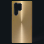 Coque Samsung Galaxy Slick Faux Or métal acier inoxydable Look<br><div class="desc">Elégant look d'acier inoxydable métallisé en acier inoxydable.</div>