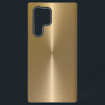 Coque Samsung Galaxy Slick Faux Or métal acier inoxydable Look<br><div class="desc">Elégant look d'acier inoxydable métallisé en acier inoxydable.</div>