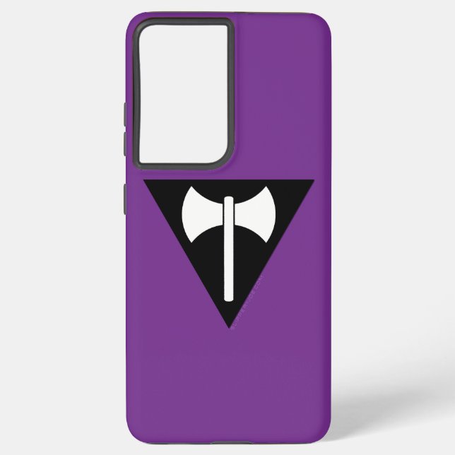 Coque Samsung Galaxy SlipperyJoe drapeau de la fierté lesbienne puissan (Verso)