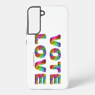 Coque Samsung Galaxy SlipperyJoe vote amour égalité fourrure arc-en-cie