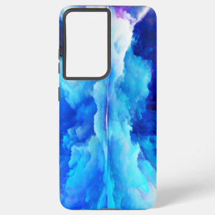 Coque Samsung Galaxy SlipperyJoe's abstrait nuage artwork coloré surr