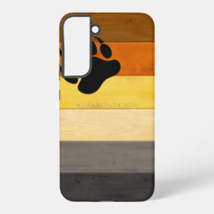 Coque Samsung Galaxy SlipperyJoe's Bear Pride drapeau de la texture du 