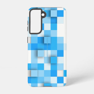 Coque Samsung Galaxy SlipperyJoe's carré artwork mosaïque moderne trois