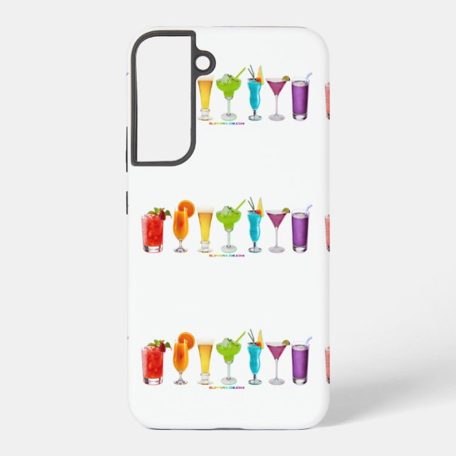 Coque Samsung Galaxy SlipperyJoe's cheers alcools cocktails LGBTQIA gay (Verso)