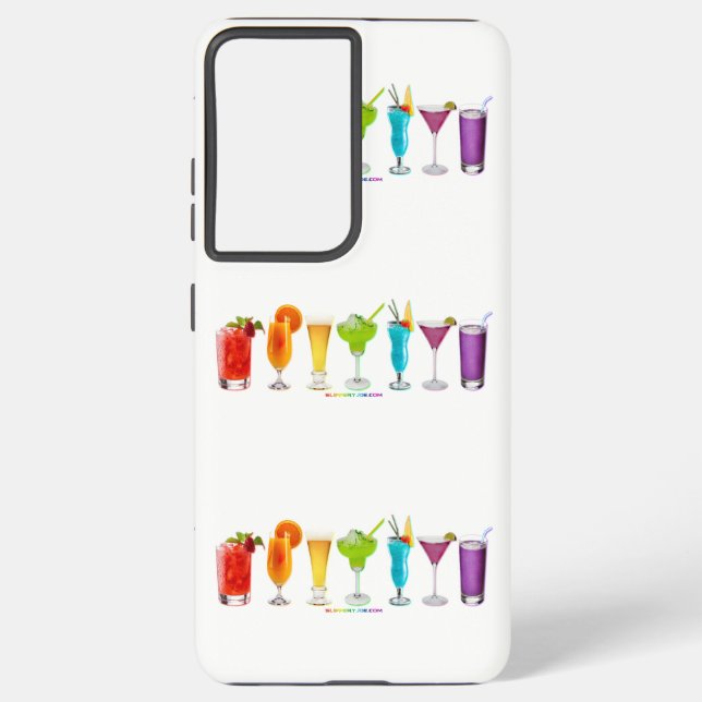 Coque Samsung Galaxy SlipperyJoe's cheers alcools cocktails LGBTQIA gay (Verso)