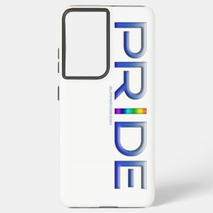 Coque Samsung Galaxy SlipperyJoe's Colorful Pride mot bleu arc en ciel
