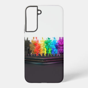 Coque Samsung Galaxy SlipperyJoe's Dancing Pride Shadows cadeaux gay ar