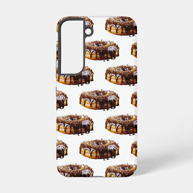 Coque Samsung Galaxy SlipperyJoe's decadent donut covered thick glossy  (Verso)