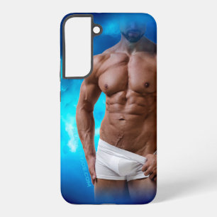 Coque Samsung Galaxy SlipperyJoe's homme musclé barbu torse nu sixpaque