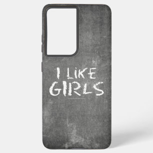 Coque Samsung Galaxy SlipperyJoe's J'aime les filles sale tableau de bo