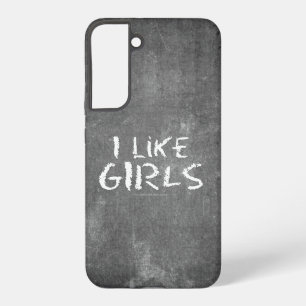 Coque Samsung Galaxy SlipperyJoe's J'aime les filles sale tableau de bo