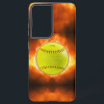 Coque Samsung Galaxy SlipperyJoe's jaune balle de feu de balle de feu r<br><div class="desc">SlipperyJoe's jaune softball flammes framboise moulin à vent dinger neige coning arrière - plan flamme solaire explosion tourbillonnant orange rouge or éclats crus énergie athlétique art cosmique big bang moment genèse LGBTQIA élan inarrêtable vitesse artistique brute de pitch dramatique cadeaux gay pride symboliques audacieux couture rouge</div>
