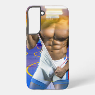 Coque Samsung Galaxy SlipperyJoe's musculaire bulge six pack gym trai