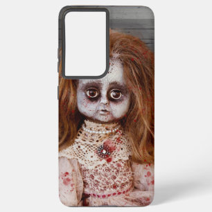 Coque Samsung Galaxy SlipperyJoe's old doll Happy Halloween creepy bloo