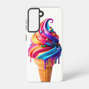 Coque Samsung Galaxy SlipperyJoe's vibrante crème glacée cone classique