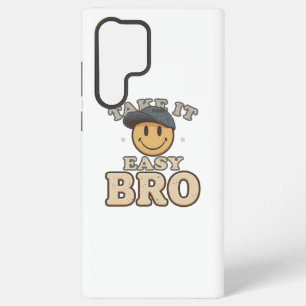 Coque Samsung Galaxy Smiley rétro des années 90 avec un chapeau