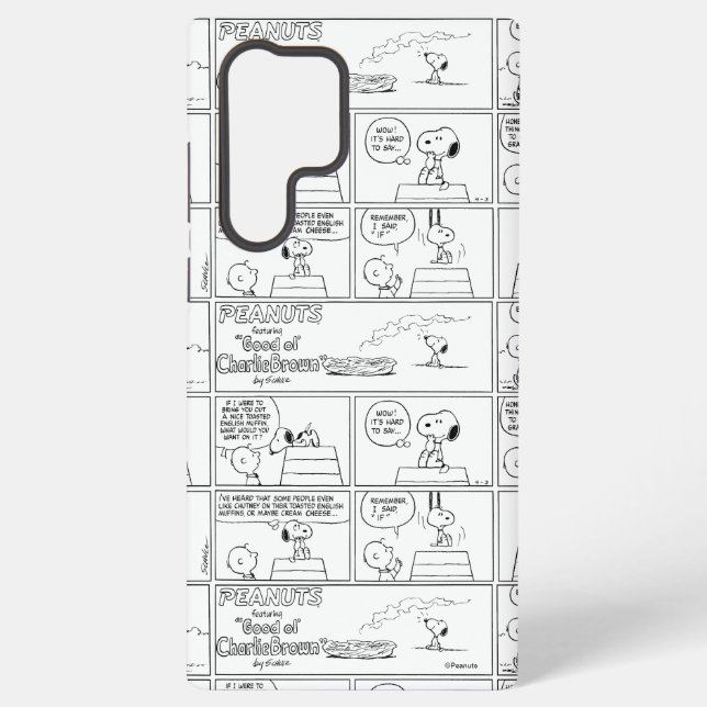 Coque Samsung Galaxy Snoopy & Charlie Brown | Muffin anglais (Verso)