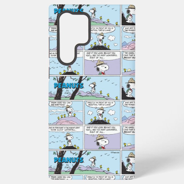 Coque Samsung Galaxy Snoopy & Friends | Aller Randonnée (Verso)