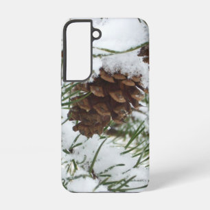Coque Samsung Galaxy Snowy Pine Cone I