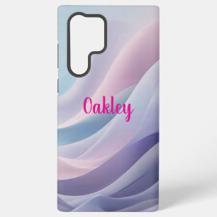 Coque Samsung Galaxy Soft Pastel Abstrait Waves Dreamy Fluid Design