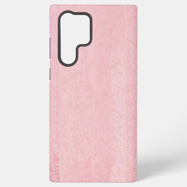 Coque Samsung Galaxy Soft Pink Bamboo Forest Phone Case (Verso)