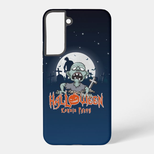 Coque Samsung Galaxy Soirée Zombie Halloween |  (Verso)