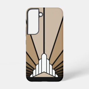 Coque Samsung Galaxy Soleil Art déco en beige