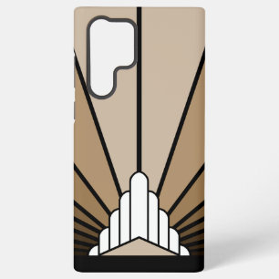 Coque Samsung Galaxy Soleil Art déco en beige