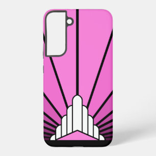 Coque Samsung Galaxy Soleil Art déco rose