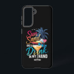 Coque Samsung Galaxy Soleil, sable et un verre à la main, croisière de<br><div class="desc">Soleil,  sable et un verre à la main,  vacances en croisière de plage,  été</div>