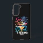 Coque Samsung Galaxy Soleil, sable et un verre à la main, croisière de<br><div class="desc">Soleil,  sable et un verre à la main,  vacances en croisière de plage,  été</div>